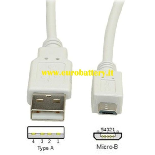 Cavo bianco galaxy micro - cavo,